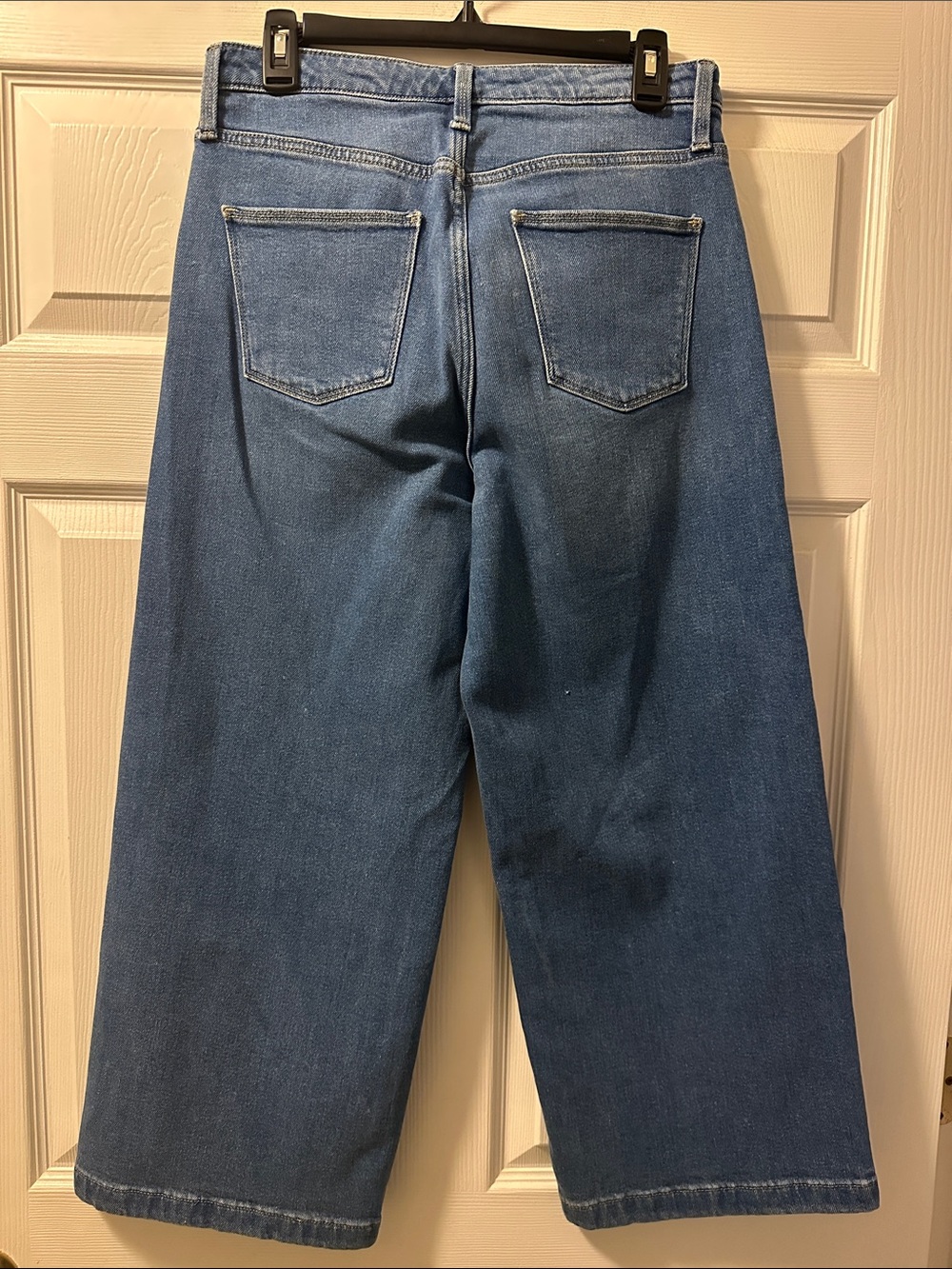 Women’s Universal Thread High Rise Wide-Leg Cropped Denim Jeans - Size 10 (30)